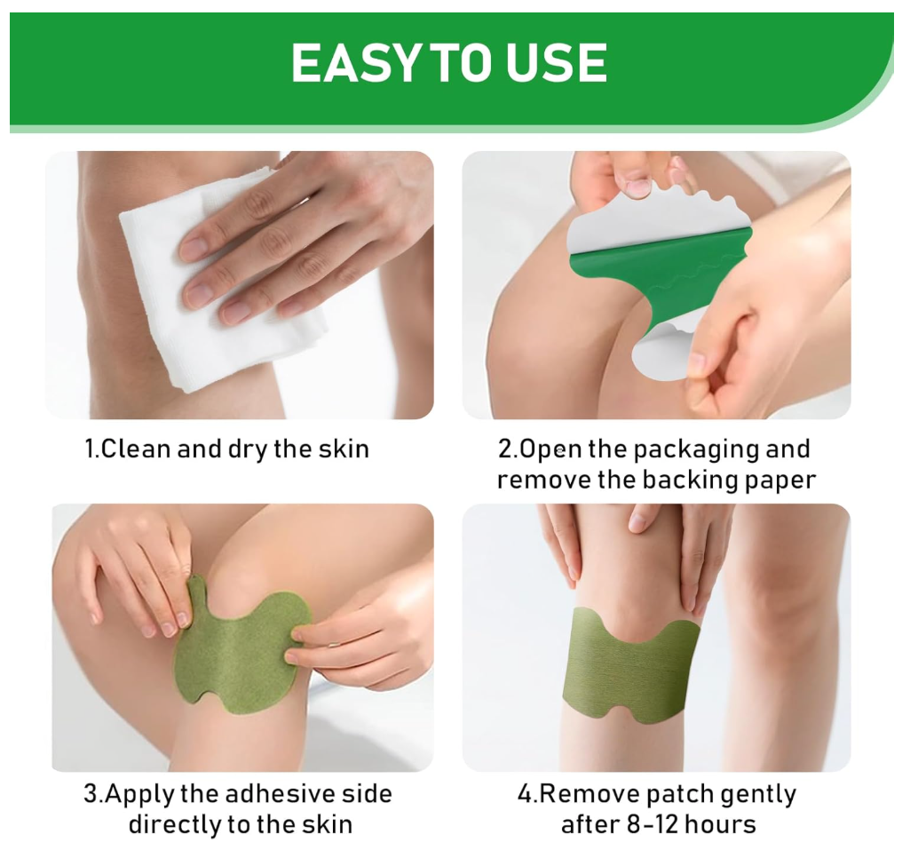 Herbal Knee Relief Patch – Fast Comfort for Joint & Knee Support
