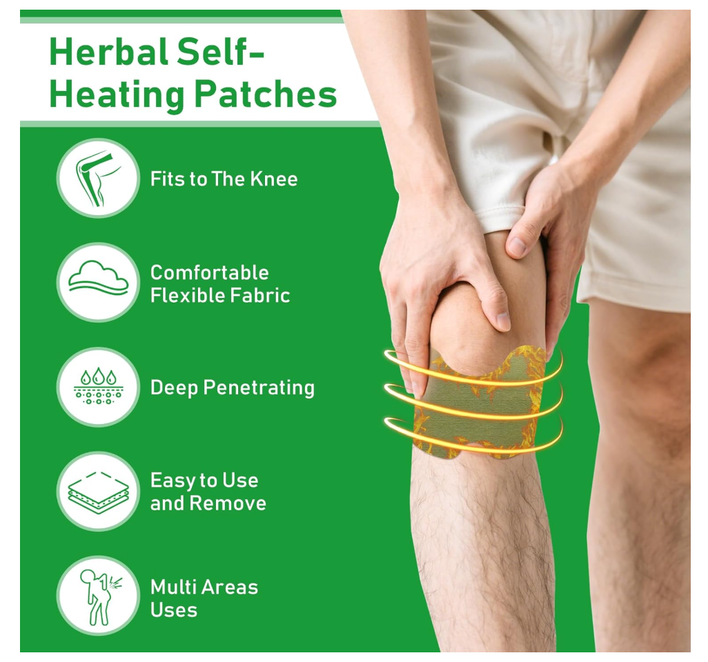 Herbal Knee Relief Patch – Fast Comfort for Joint & Knee Support